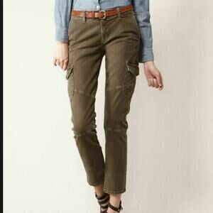 Current/Elliott jeans army Green size 28 Slouchy‎ Seamed Cargo Pants jeans